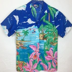 Vintage Cheryl Tiegs Hawaiian Shirt